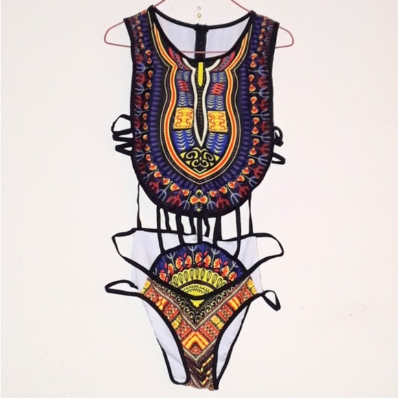 🛍SALE🛍TRIBAL PRINT  MONOKINI - Picture 6 of 7